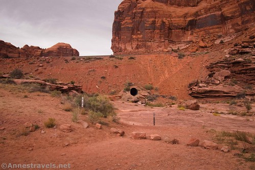 The Gold Bar Arch (Jeep Arch) Trailhead, Moab, Utah