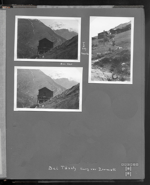 ArchivTappen40(4N)Album6H724 Gesamt Albumseite 40, Privatalbum, Schweiz, 1950er
