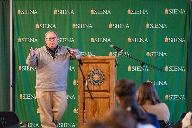 Commissioner McDonald Returns to Siena College to Talk Health Care Leadership and Health Equity