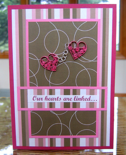 Our Hearts Are Linked... Valentine Card