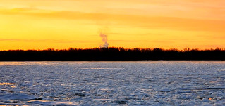 The Ottawa River at sunset