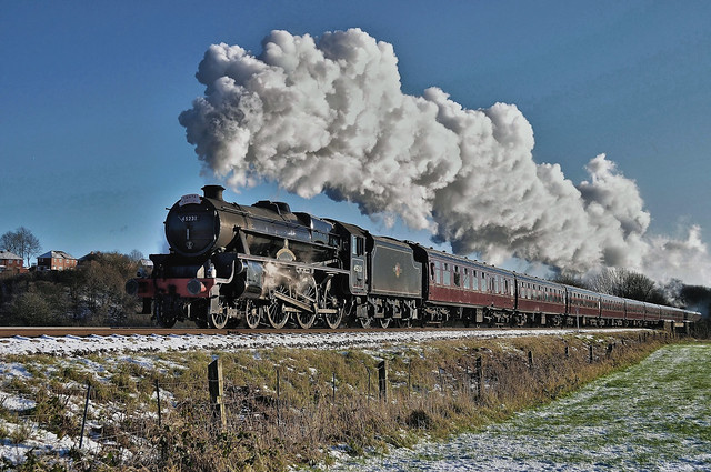 Black Five in Action on the East Lancashire Railway