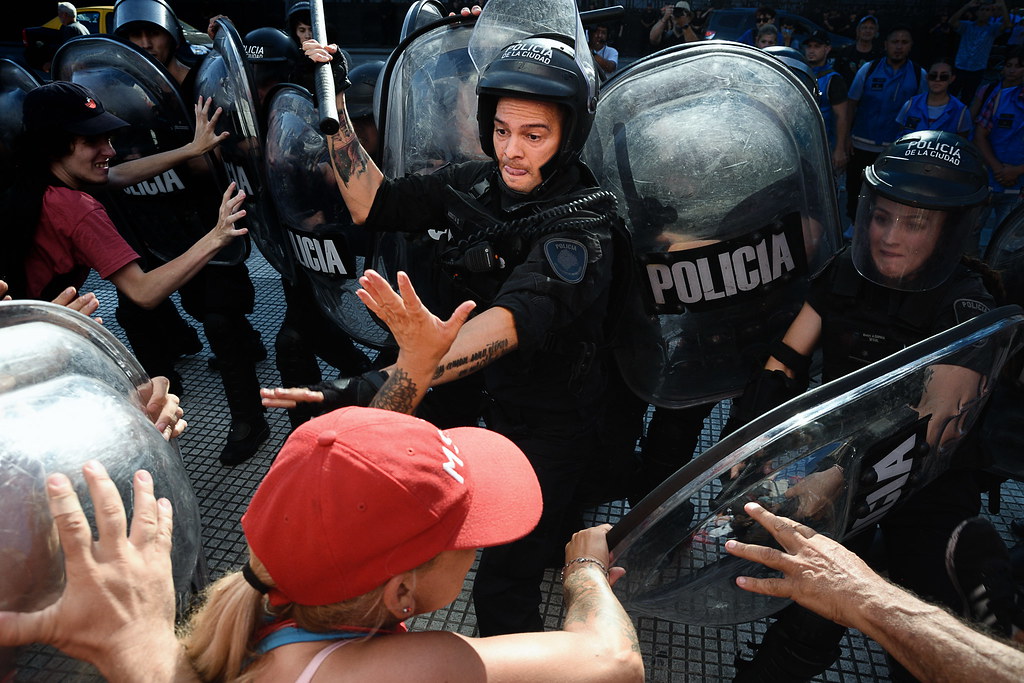 Represión - Congreso Nacional - Buenos Aires