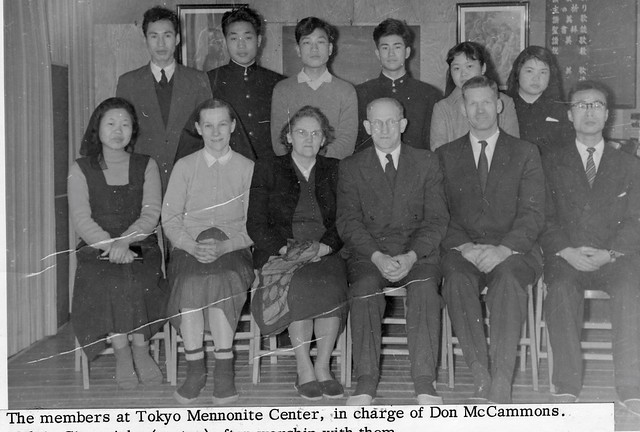 Melvin Gingerich and Don McCammon at Mennonite Center Tokyo, Japan