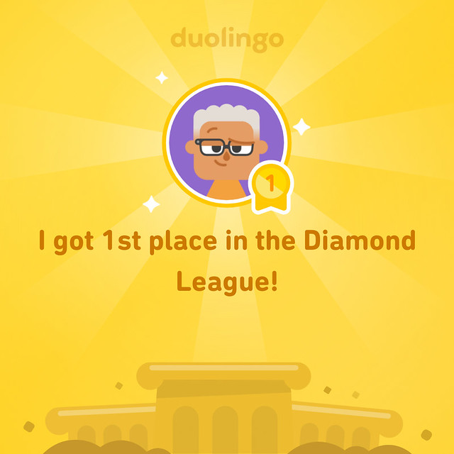 First Place In The Diamond League!