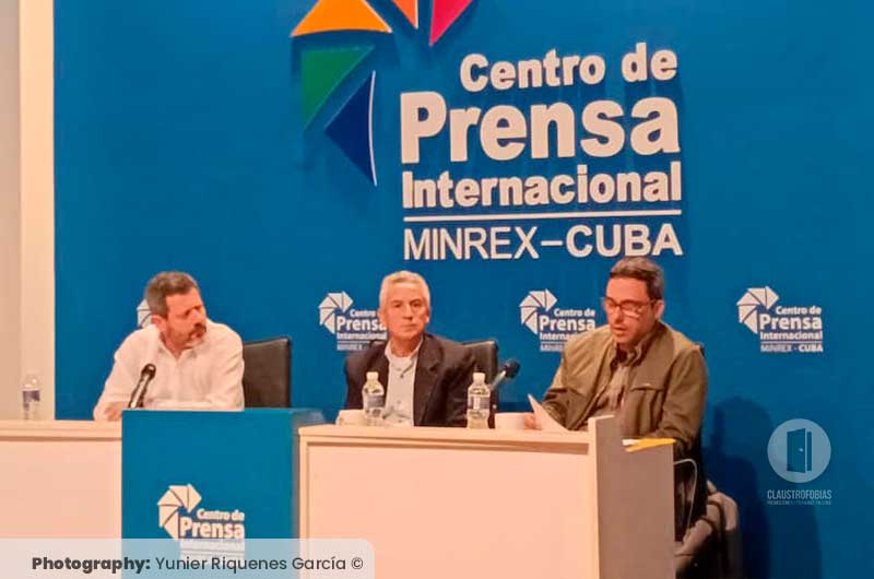 Conferencia de prensa de la Feria Internacional del Libro de La Habana