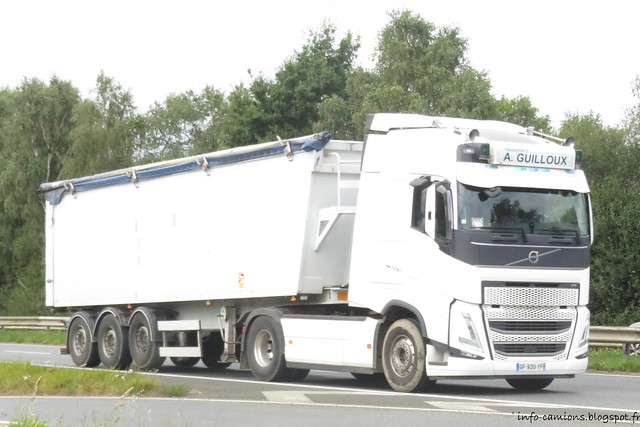transports A. Guilloux - volvo FH
