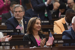 State Rep. Tracy Marra during the opening day of the 2024 legislative session.