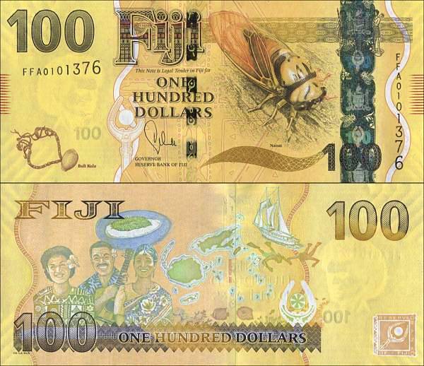 Fiji Islands P119 100 Dollars-2012