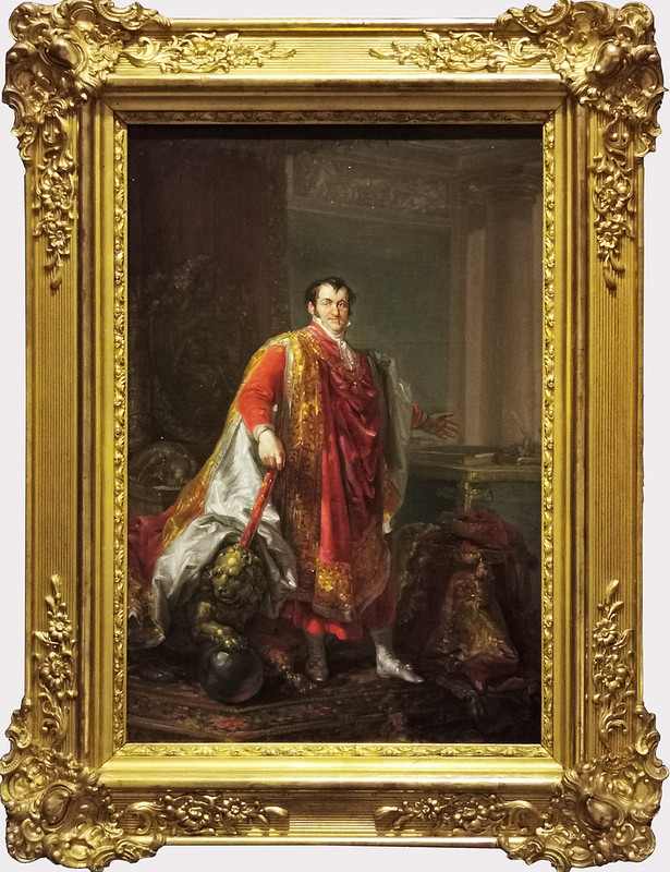 pintura retrato de Fernando VII con el habito de la orden del Toisón de Oro 1830 de Vicente López Portaña Museo Galería de las Colecciones Reales Patrimonio Nacional Madrid