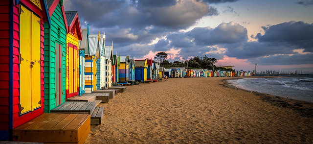 Beach Boxes, Malbourne, Australia