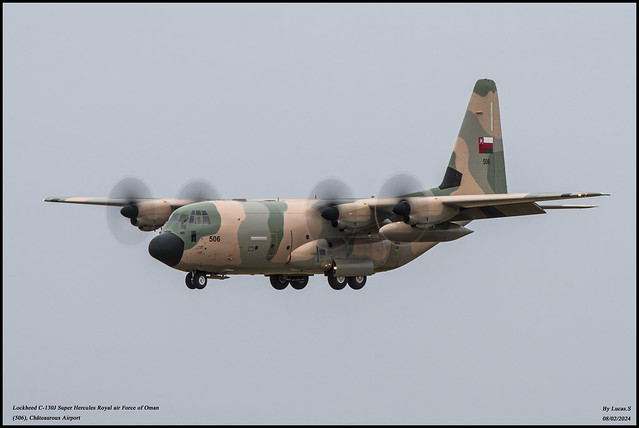 Lockheed C-130J Super Hercules Royal air Force of Oman (506)