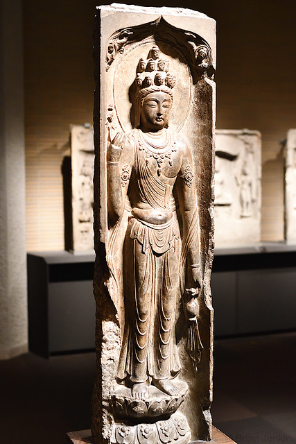 The Eleven-Headed Bodhisattva Avalokitesvara in a Niche (8th Century)