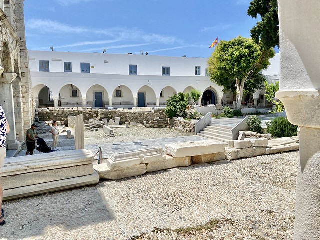 Courtyard, Panagia Ekatontapiliani, Parikia, Paros, Greece