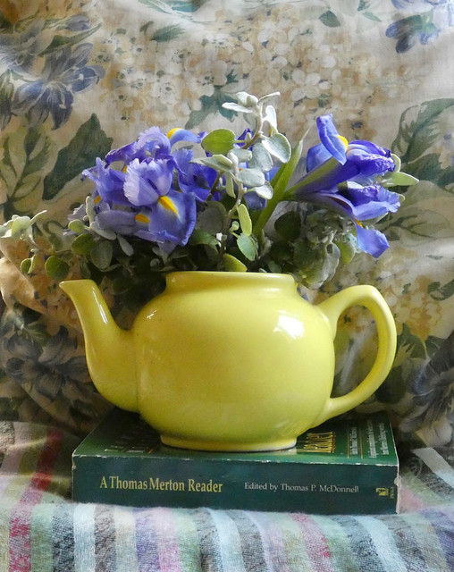 Irises in Teapot 1 of 3