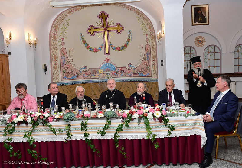 His Eminence Archbishop Elpidophoros Officiated Orthros and Divine Liturgy at Saints Constantine & Helen in Ilioupolis