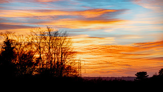 Sunset, Little Sandhurst, 01 February 2024 (4)