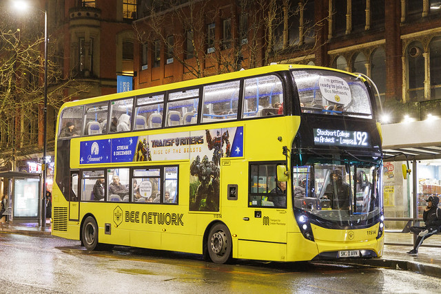 Stagecoach Manchester 11514, London Road, December 2023