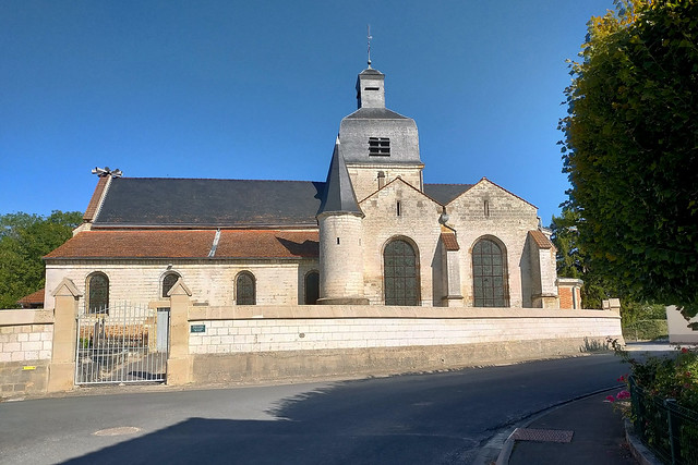 L'église St-Germain à St-Germain-la-Ville, Via Francigena