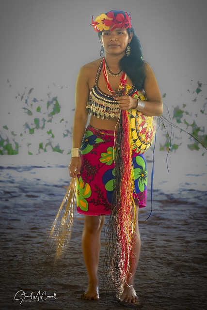 Embera native artist - Panama