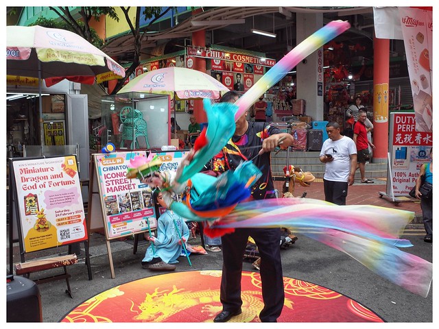 Street performer , Chinese new year