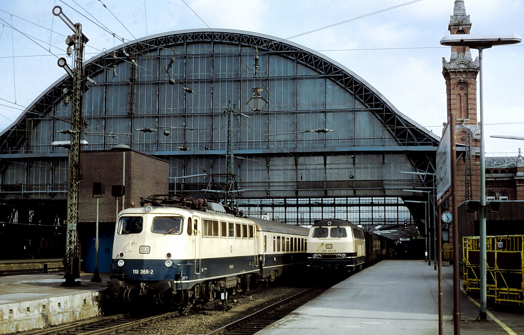 DB 110 366 Bremen Hbf 06.04.1986