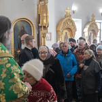 10 февраля 2024, Литургия в Введенском храме Новоторжского Борисоглебского мужского монастыря (Торжок)