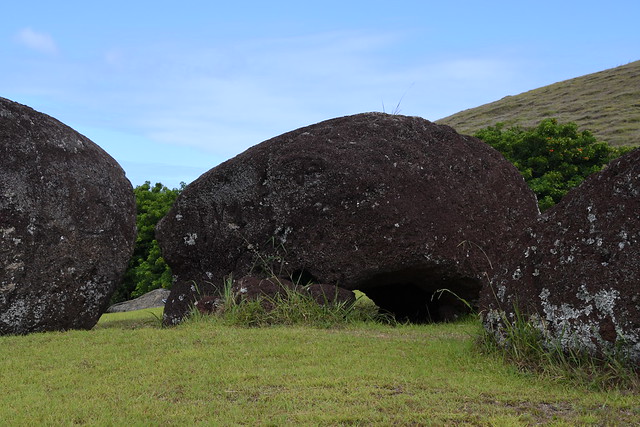 Puna Pau, the pukao (topknot) quarry on Rapa Nui - Easter Island - Isla de Pascua