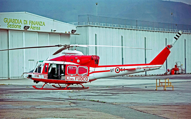 I-VFOF   (VF-54) Agusta AB-412EP Grifone [25545] (Italian Fire Service) Rome-Urbe~I 10/09/1999