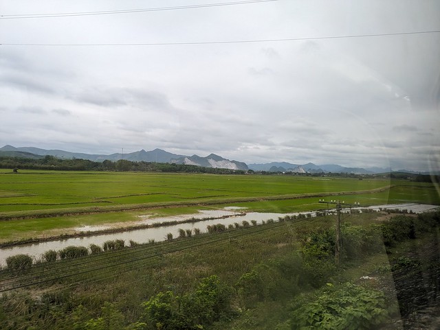On the Train from Dong Hoi to Hue, Vietnam