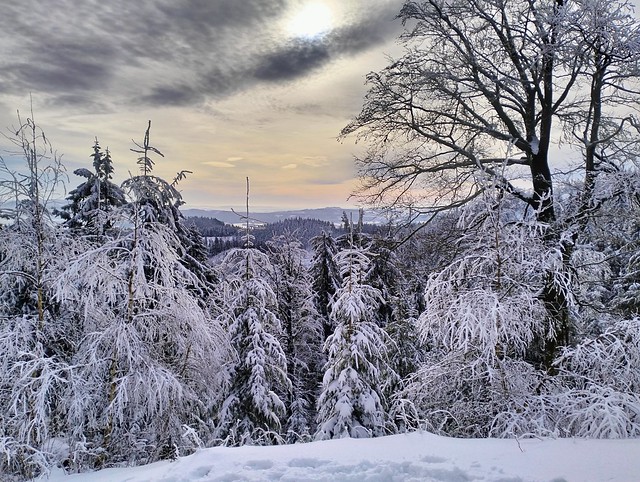 Winter in Góry Suche in Poland. Part 3.