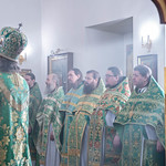 10 февраля 2024, Литургия в Введенском храме Новоторжского Борисоглебского мужского монастыря (Торжок)