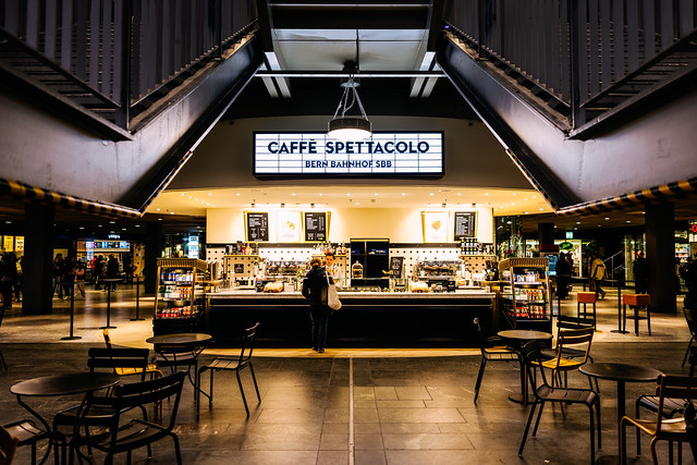 Coffee-Bar Central-Station Berne Switzerland