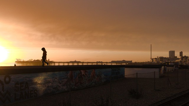 Brighton sunset 1
