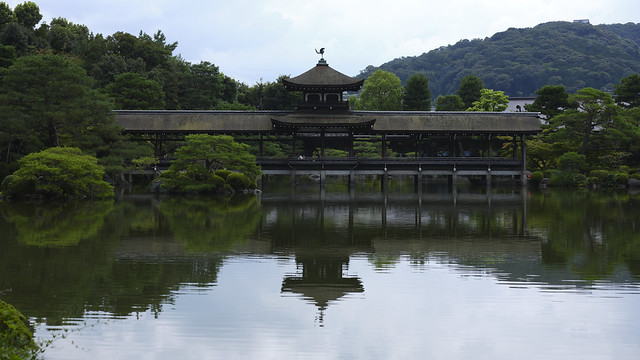 Heian-jingū roofed bridge