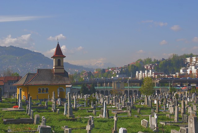 Urban cemetery