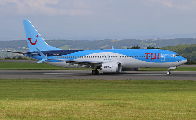 G-TUMR TUI Airways Boeing 737-8 MAX Bristol Airport 28.08.2021