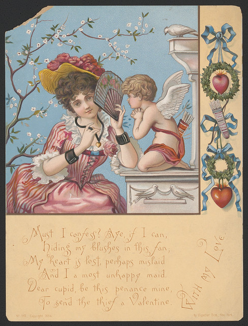 Valentine's Day Card 01 - Must I Confess - 1884