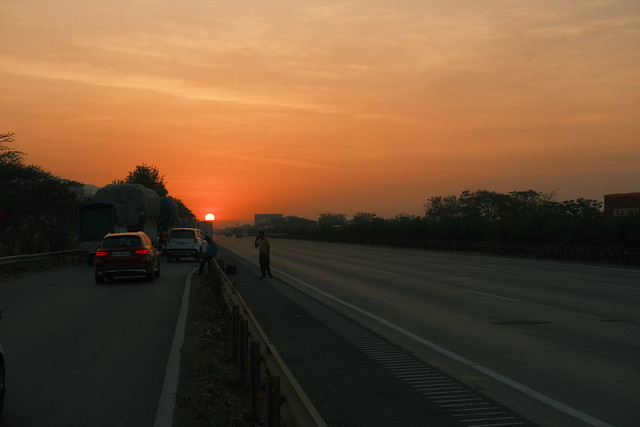 Sunset & Highway