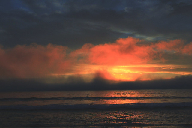 Sunset abstract/horizon/Southern California Shore