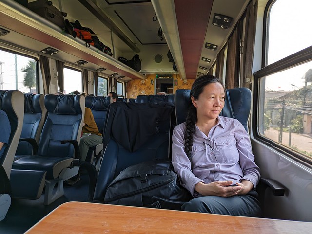 On the Train from Hue to Danang, Vietnam