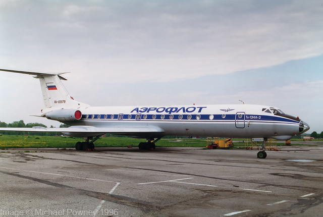 RA-65979 - 1980 build Tupolev Tu-134A-3, operated by Border Guards at the time and eventually scrapped in 2019