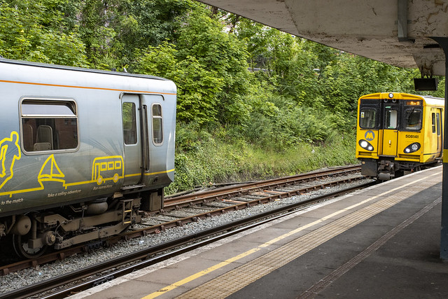 Merseyrail Class 507 & 508, New Brighton Station, Merseyside
