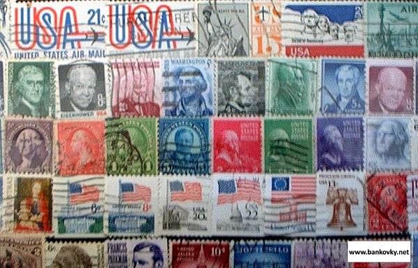 U.S. 50 various stamps