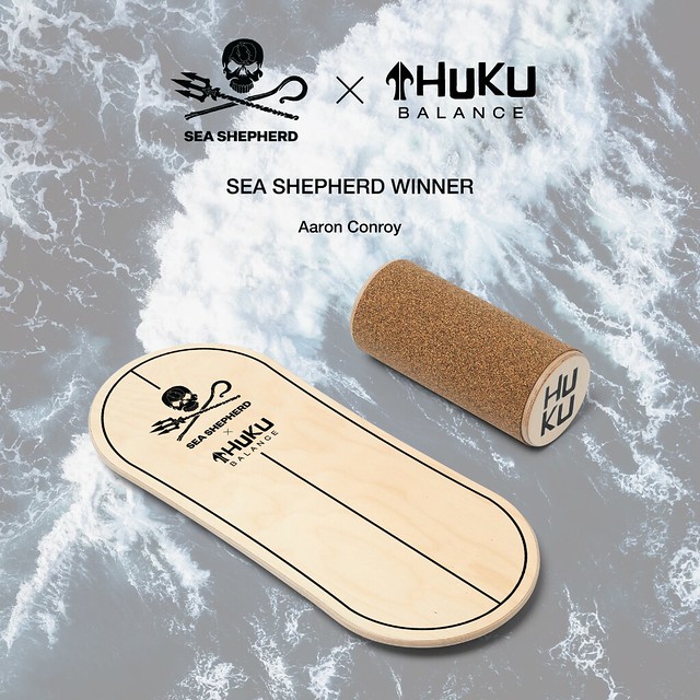 The Huku Balance board Sea Shepherd design!