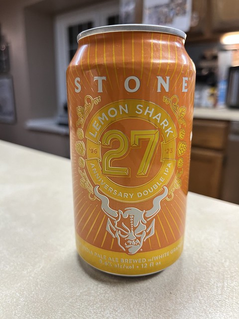 Lemon Shark 27 Anniversary Double IPA - Stone Brewing Company