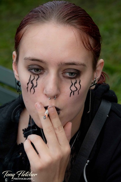 'SMOKING ACE' -'WHITBY GOTH WEEKEND PORTRAIT'
