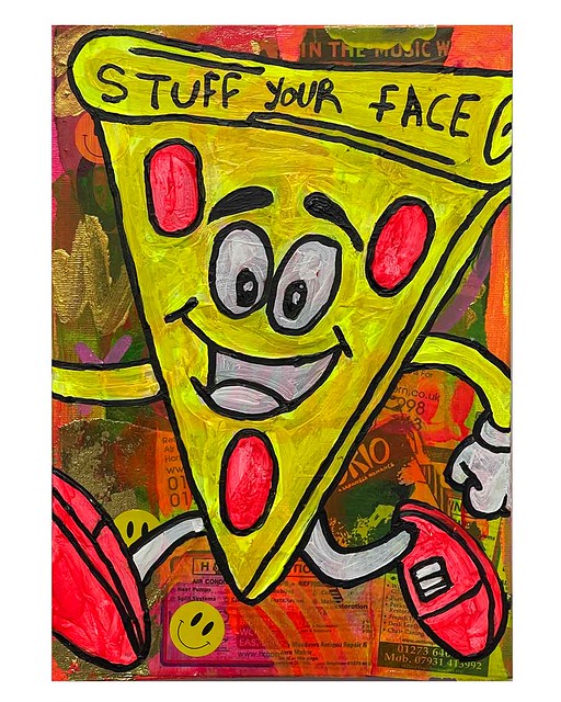 Stuff Your Face Painting by Barrie J Davies