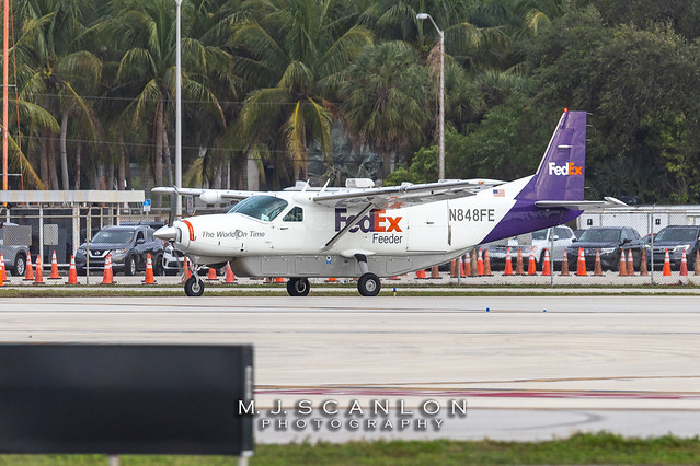 N848FE FedEx Feeder | Cessna 208B Super Cargomaster | Fort Lauderdale-Hollywood International Airport