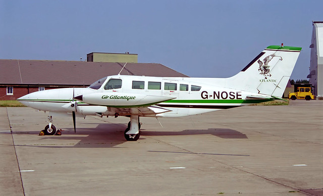G-NOSE   Cessna 402B Businessliner [402B-0823] (Air Atlantique) RAF Kinloss~G 09/04/2000
